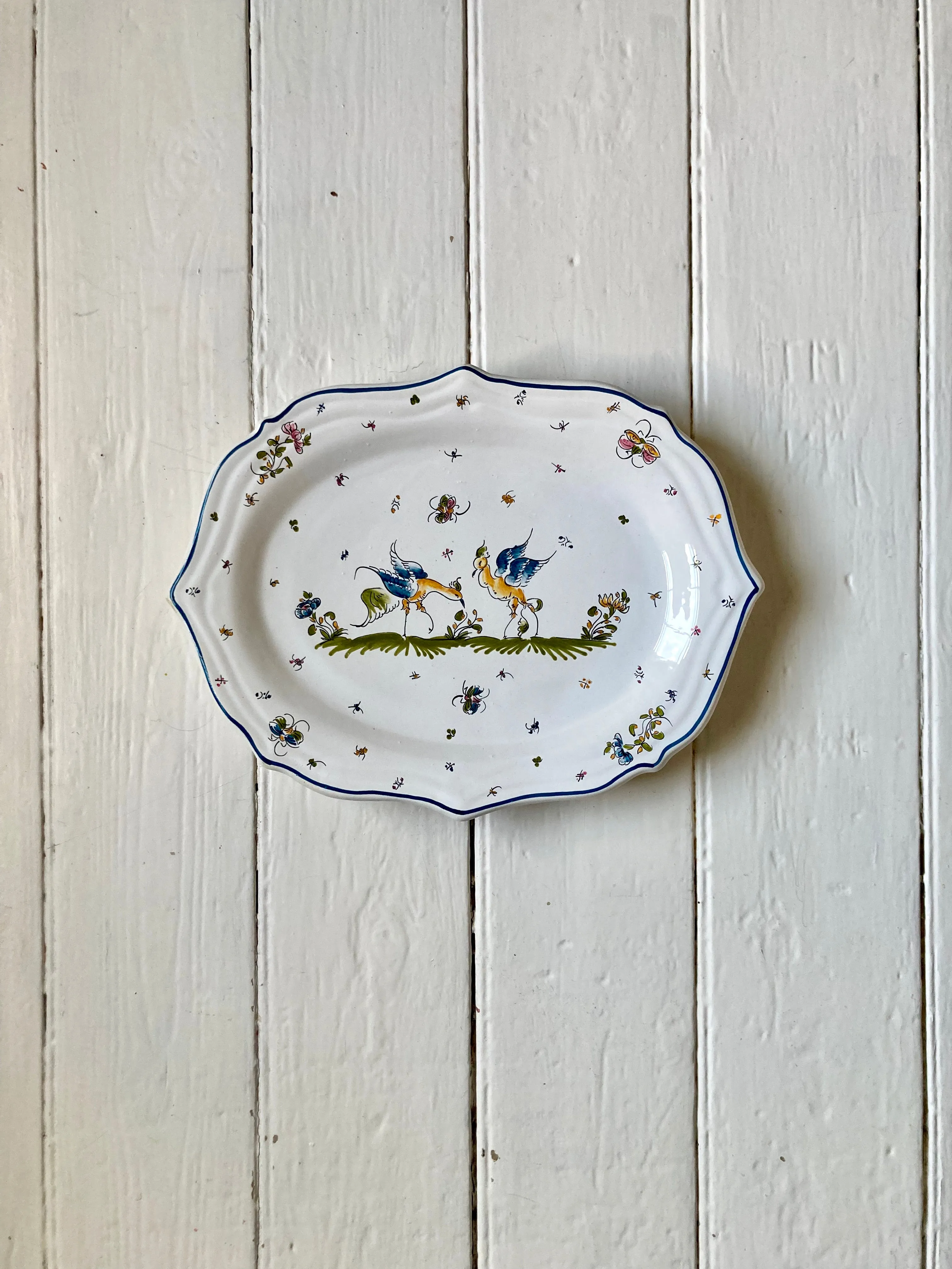 Moustiers - French faience decorative platter