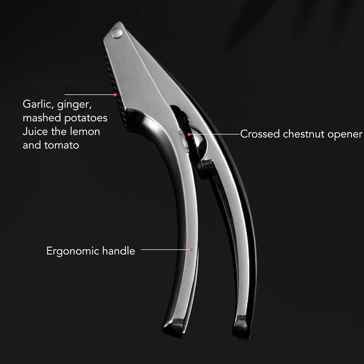 Multi-Functional Garlic Press Chestnut Walnut Opener Dp-218