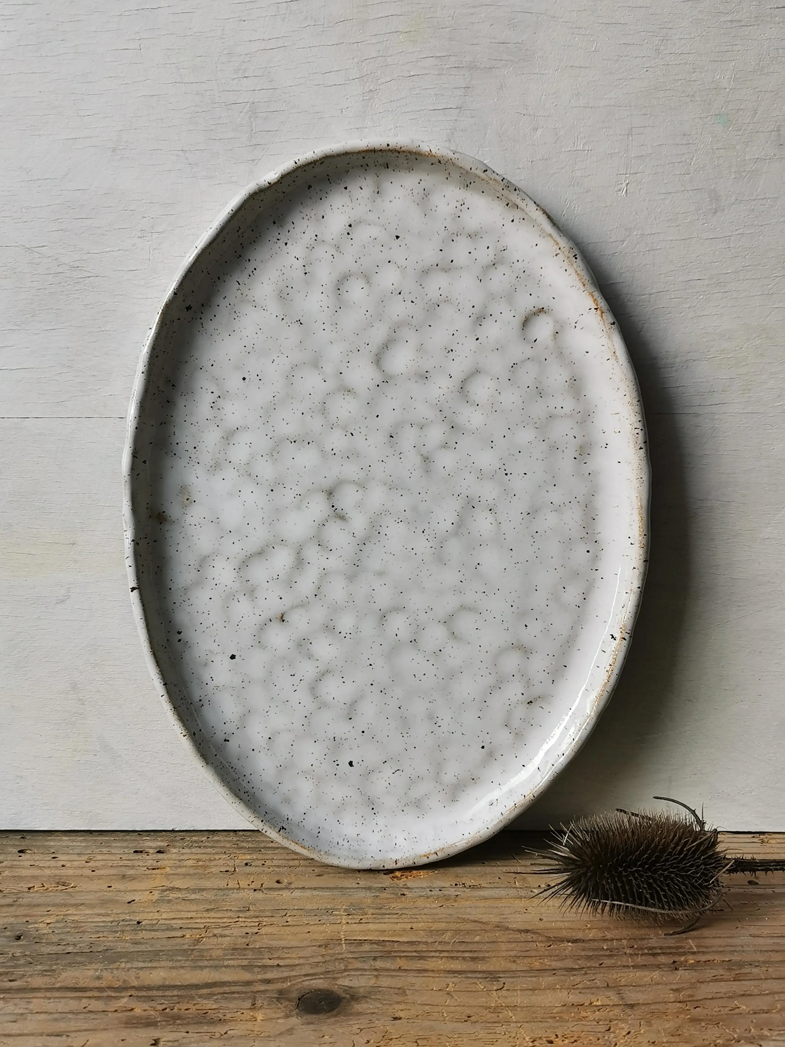 Oval serving platter