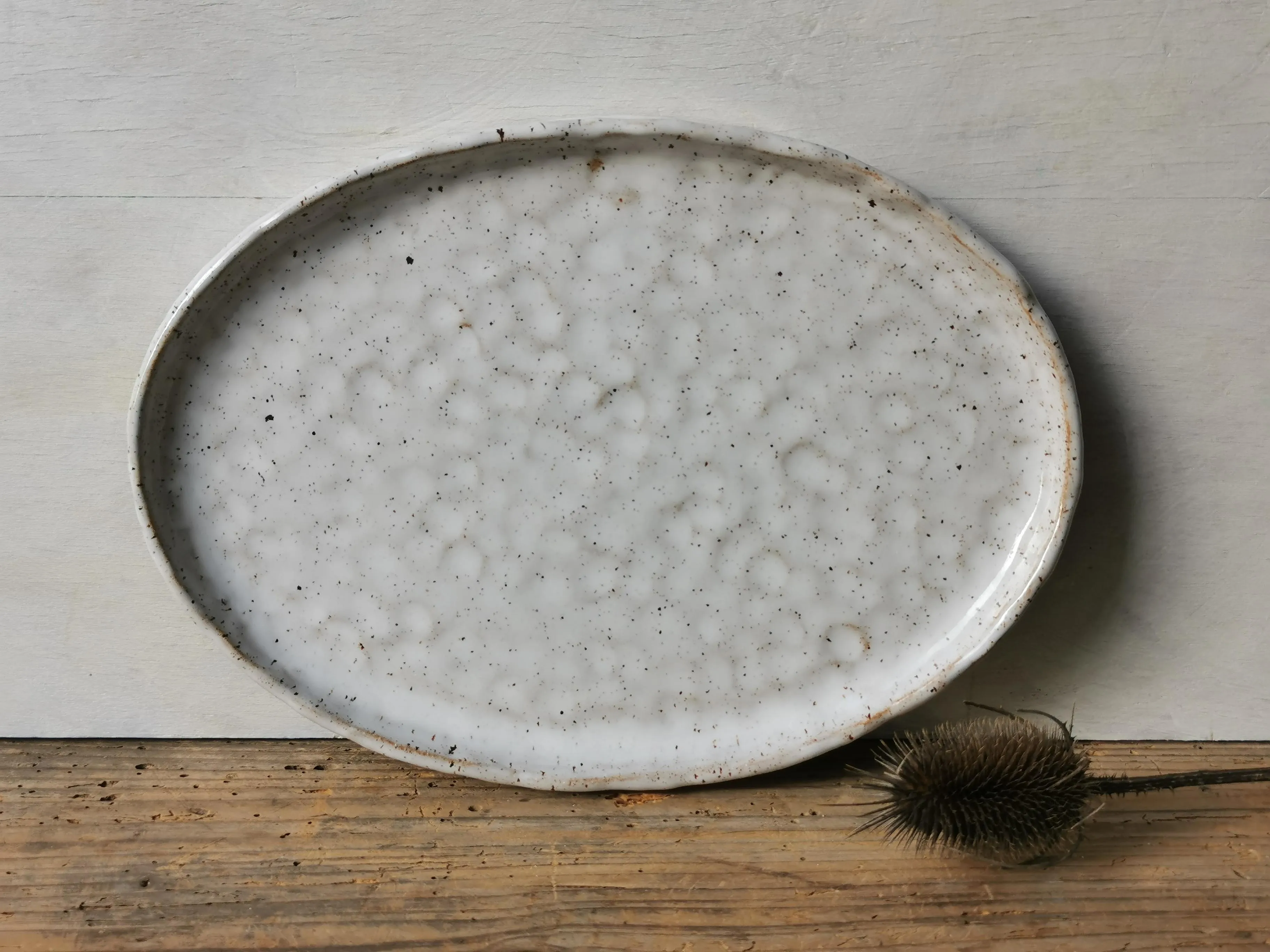 Oval serving platter