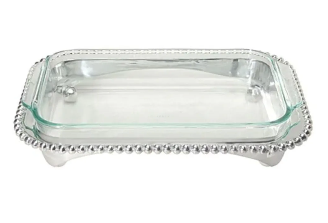 Pearled Oblong Casserole Dish Caddy