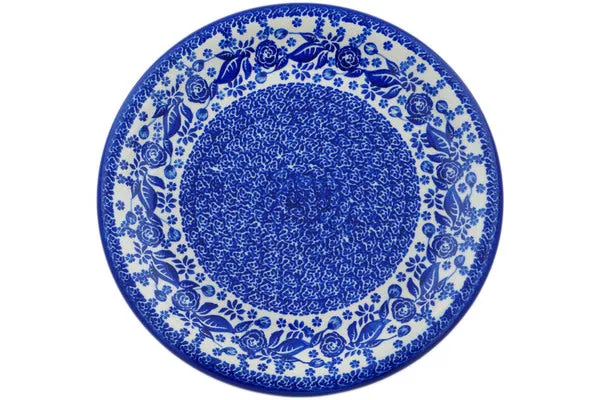 Polish Pottery 14" Plate Cobalt Dreams
