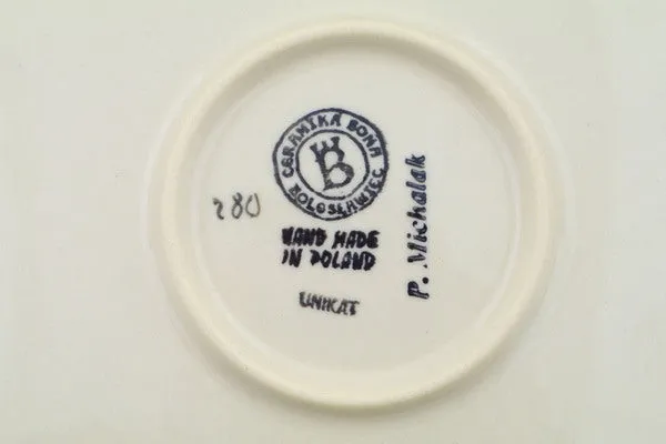Polish Pottery 14" Plate Cobalt Dreams