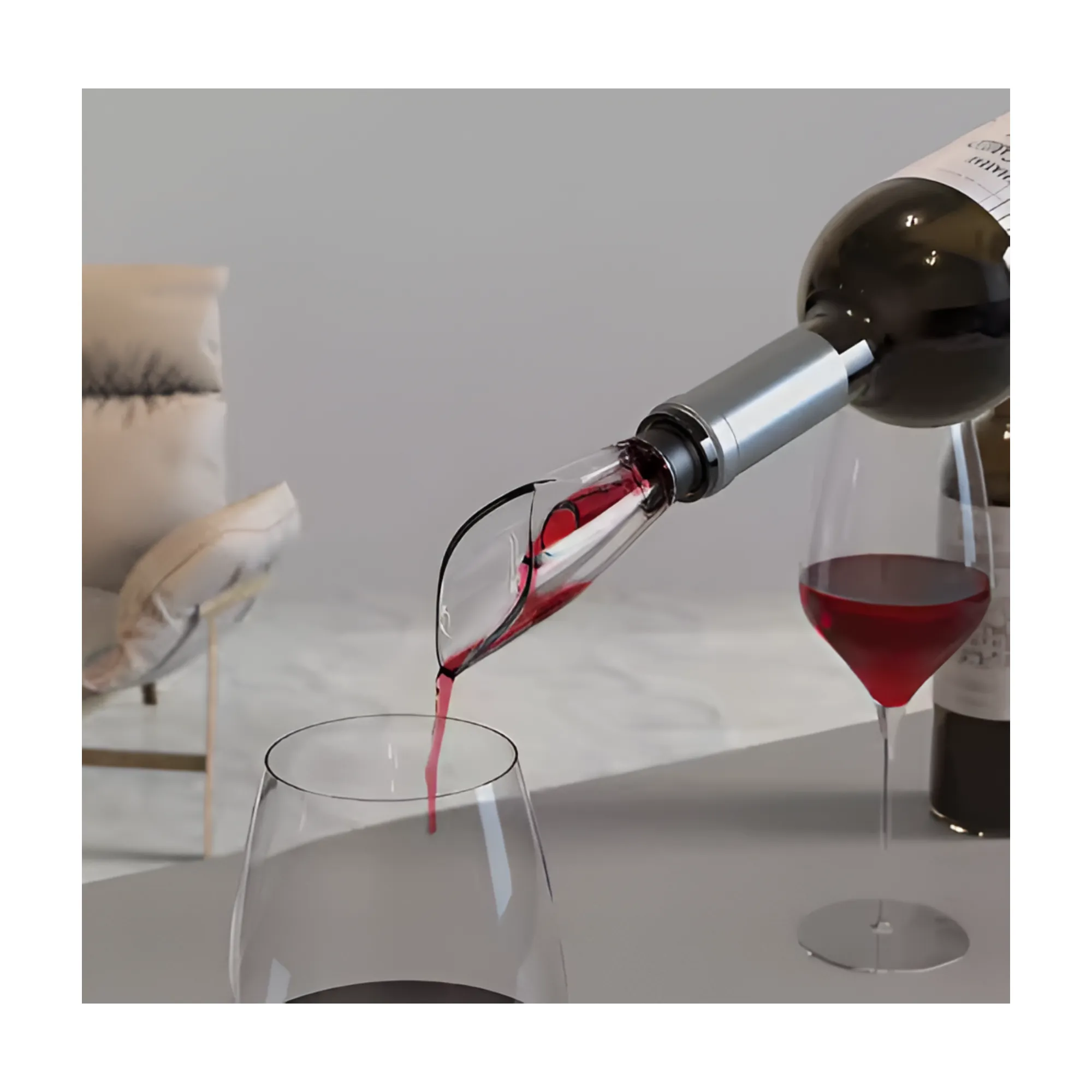 Portable Electric Battery-Operated Cordless Wine Bottle Opener Set