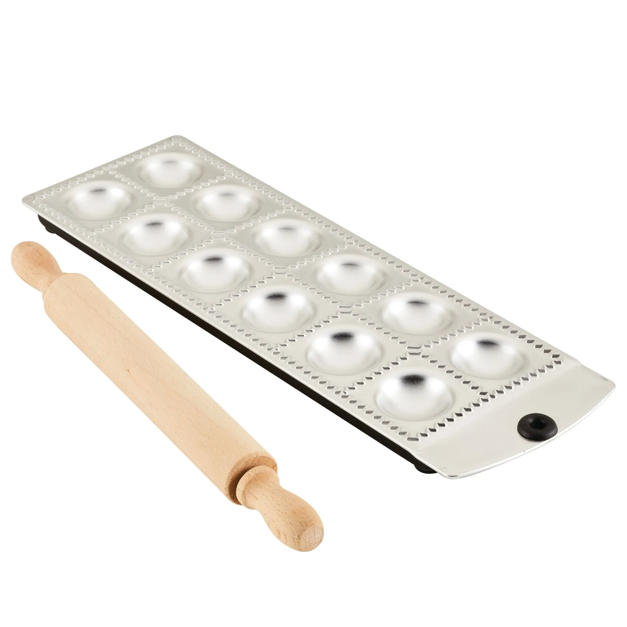 Ravioli Press with Mini Rolling Pin