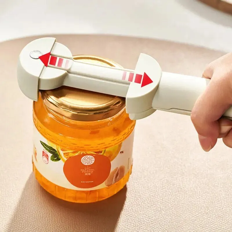 Retractable Bottle Opener - Adjustable Lid Multifunctional Retractable Can Opener