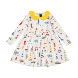 Rock Your Baby Peter Pan Dress - High Seas