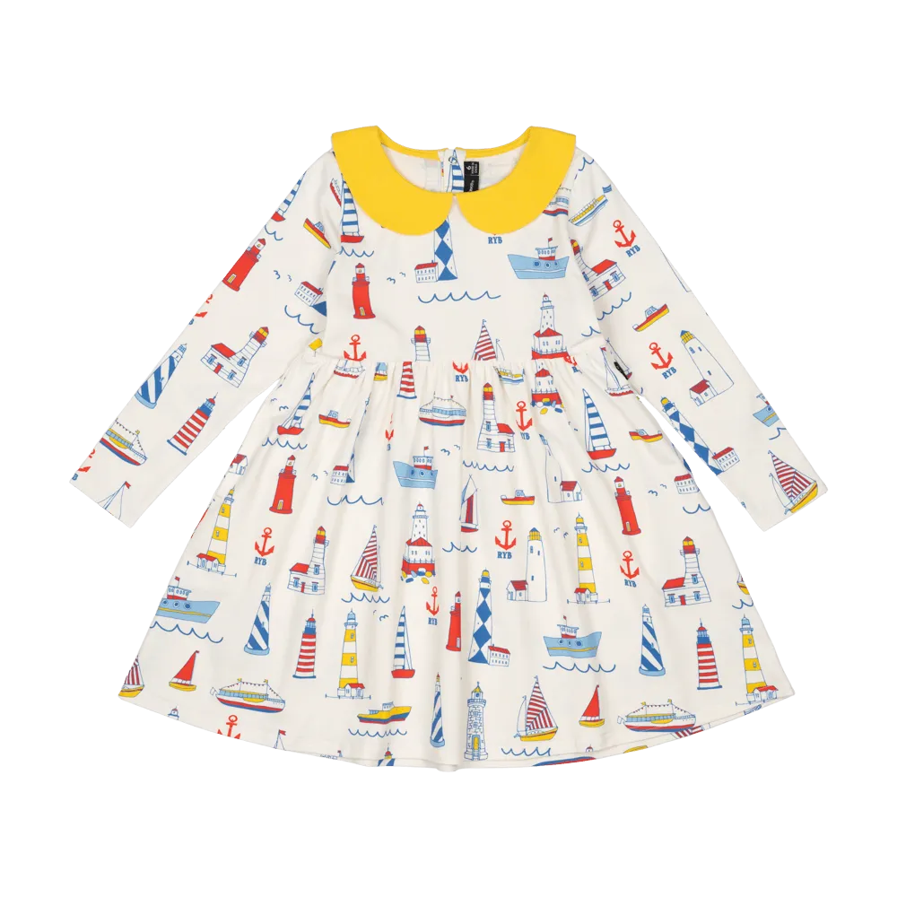 Rock Your Baby Peter Pan Dress - High Seas