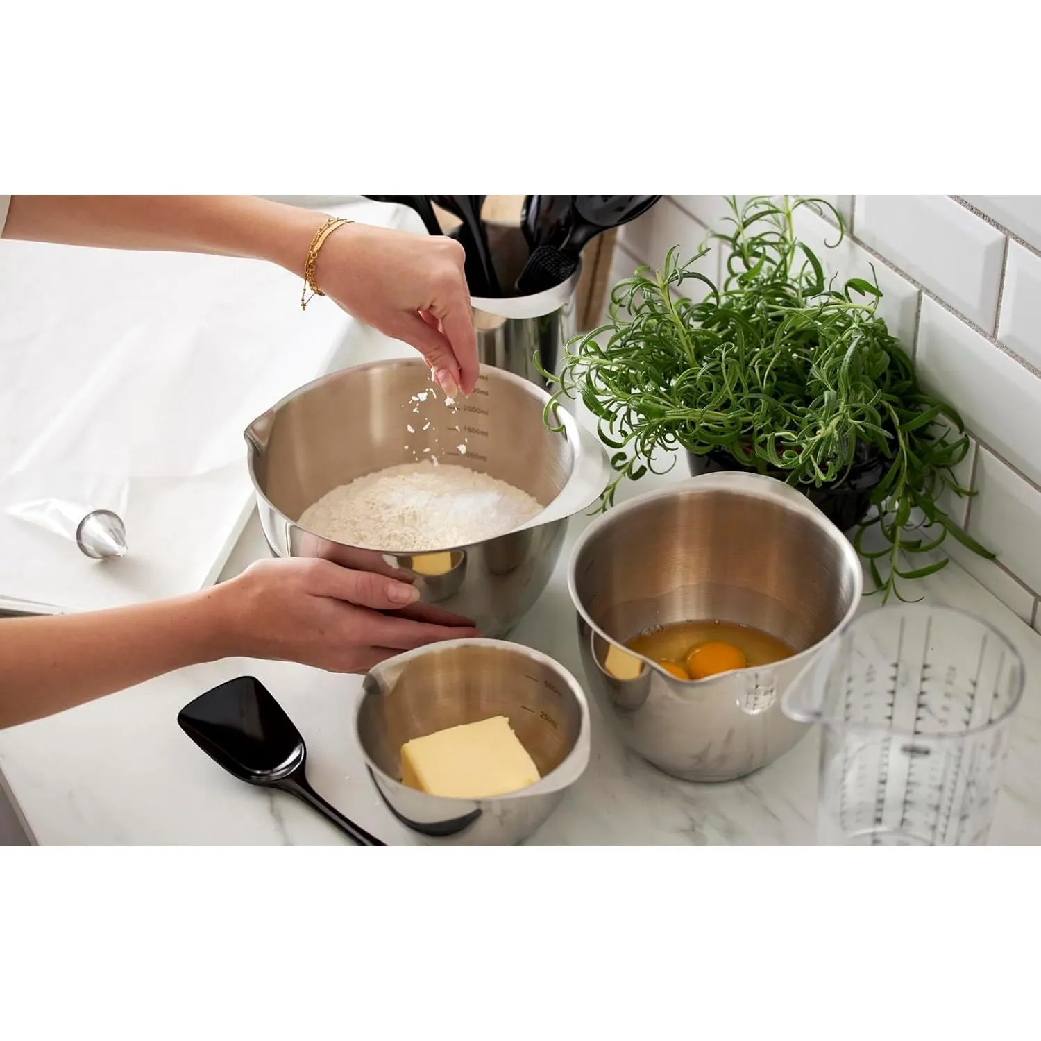 Rosti Margrethe Stainless Steel Mixing Bowl & Jug