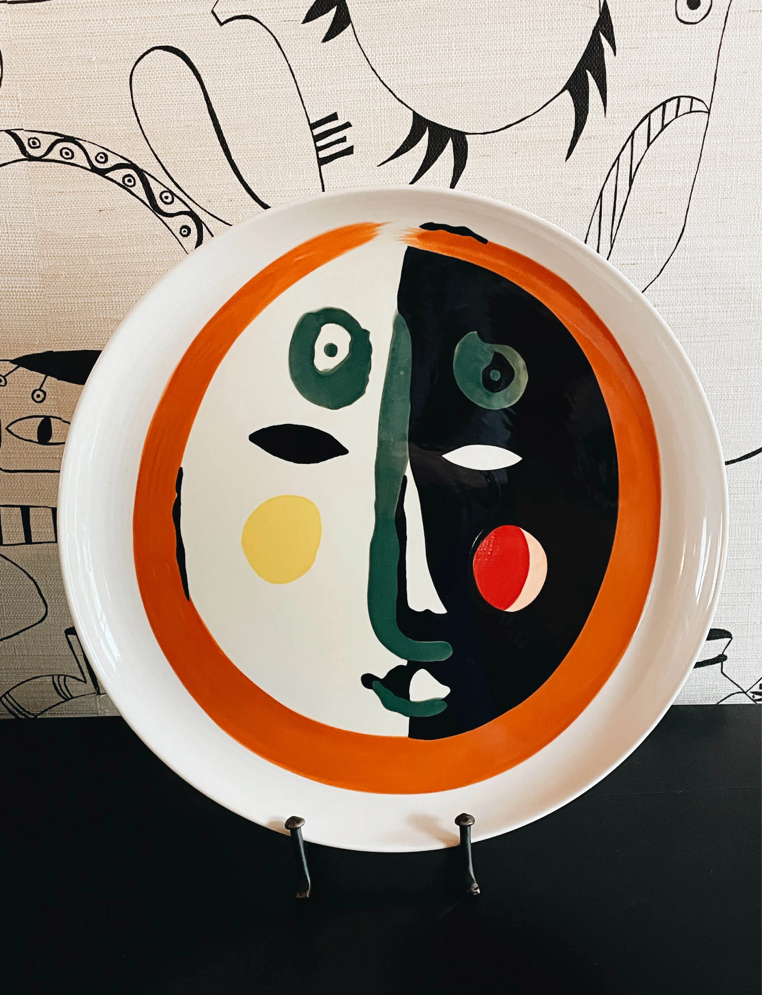 Serving plate face Ottolenghi