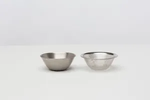 Sori Yanagi Stainless Steel Bowl & Strainer Set (2pc)