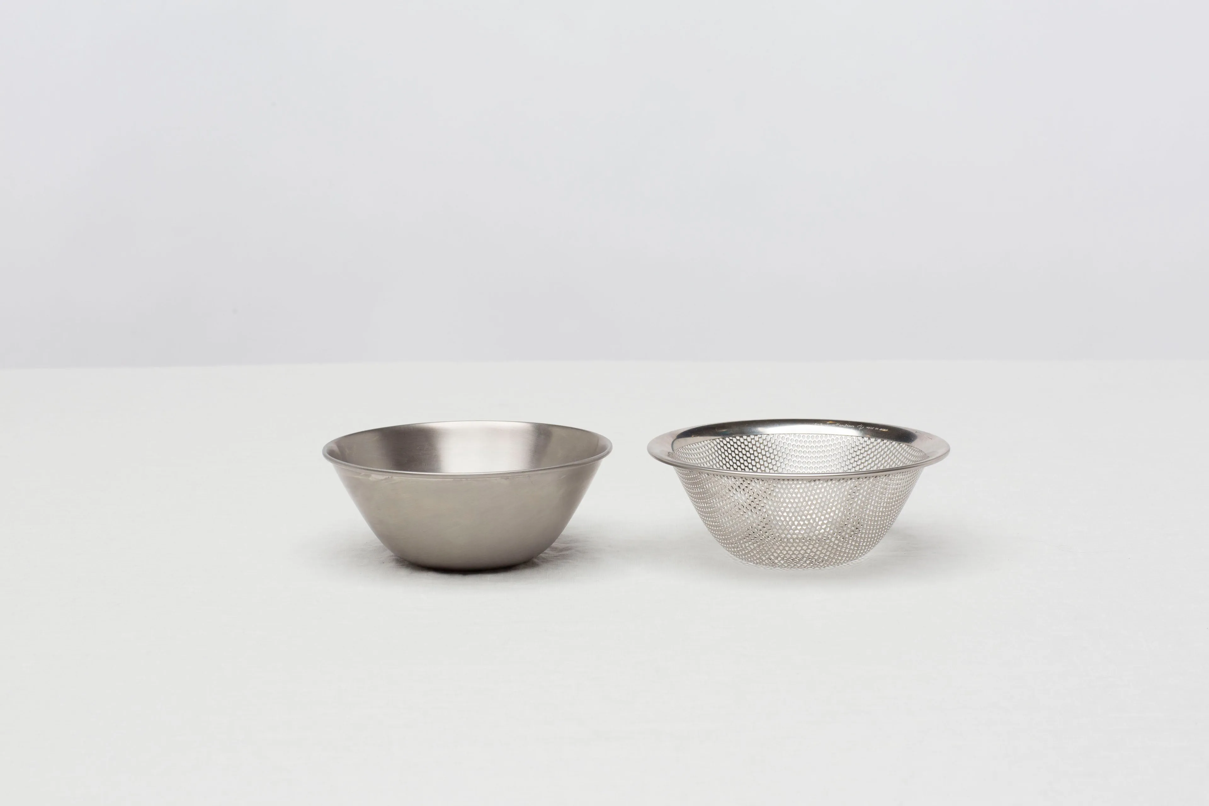 Sori Yanagi Stainless Steel Bowl & Strainer Set (2pc)