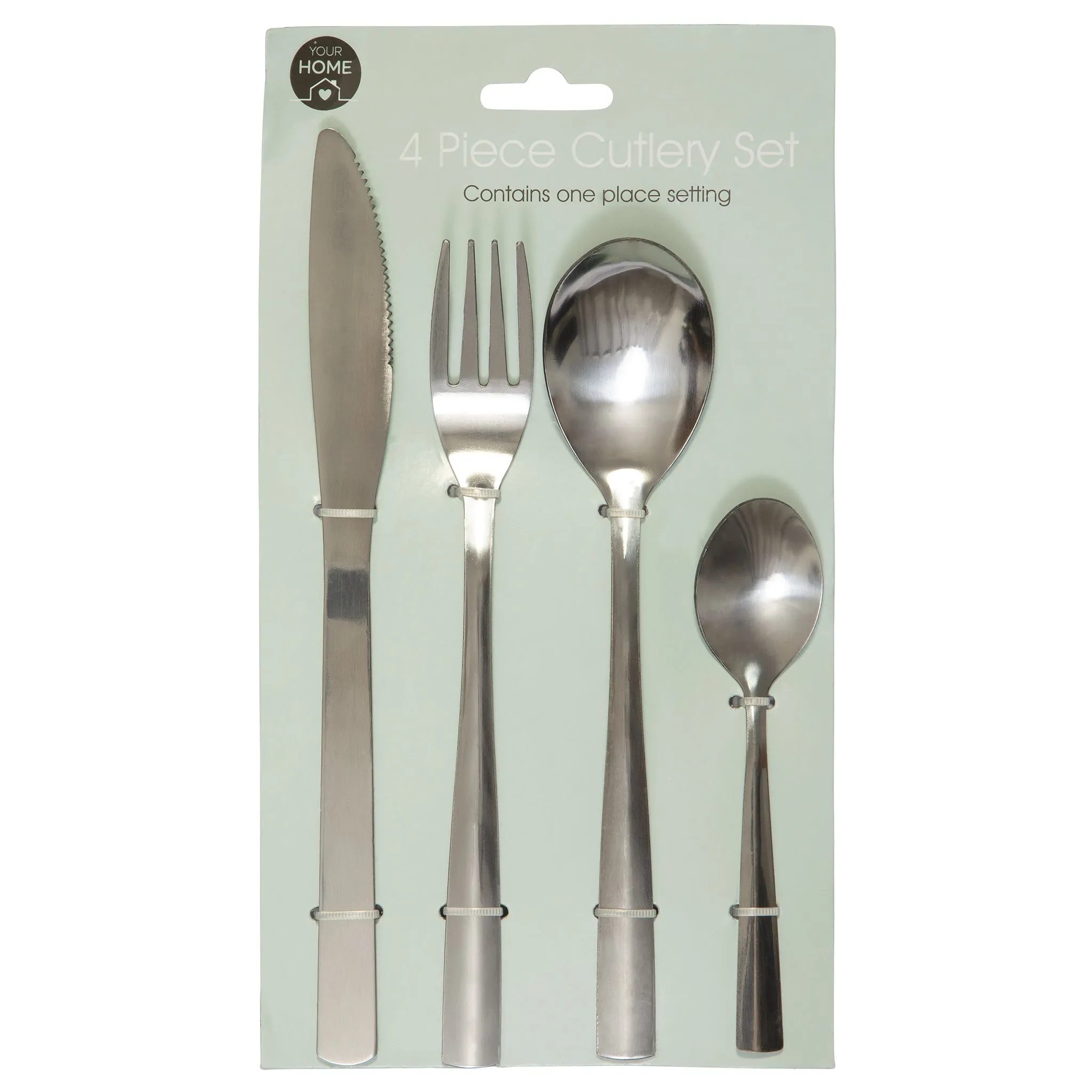 Stainless Steel 1 Person Cutlery Set - 4 Pieces