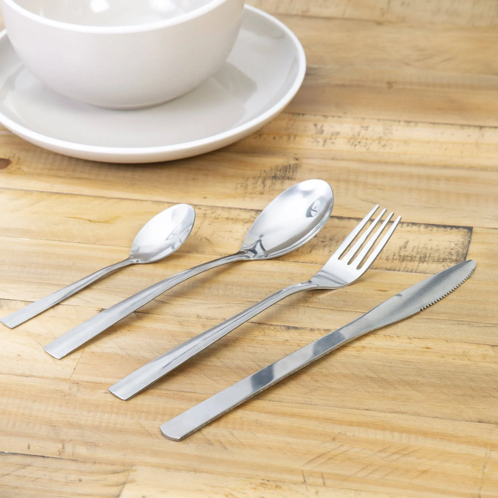 Stainless Steel 1 Person Cutlery Set - 4 Pieces