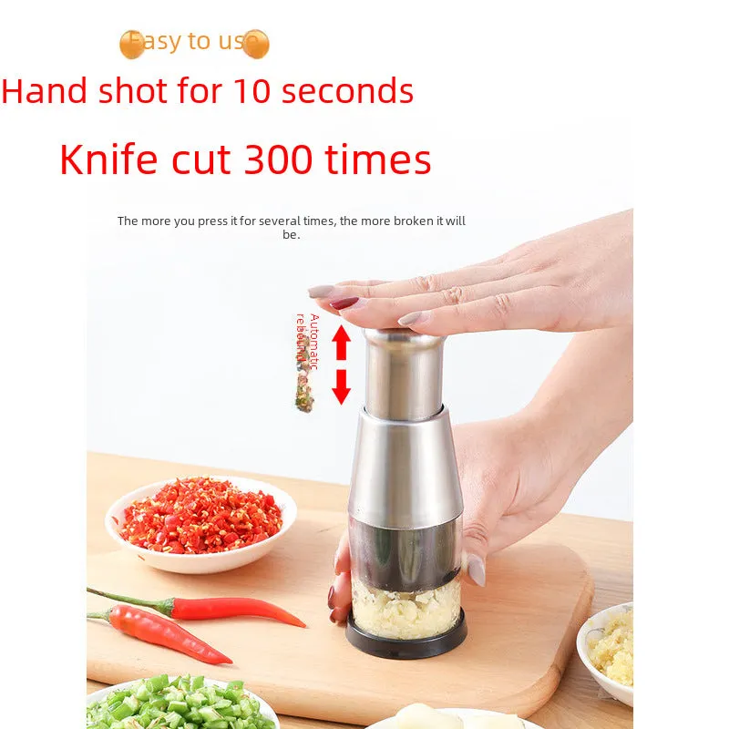 Stainless Steel Garlic Press