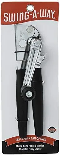 Swing-A-Way Easy Crank Can Opener, Black