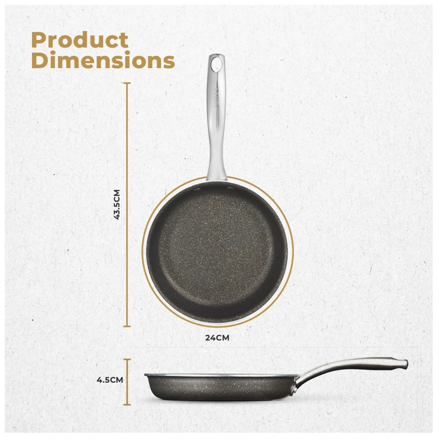 Tower Cerastone Pro 24cm Frying Pan