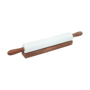 White Marble Rolling Pin